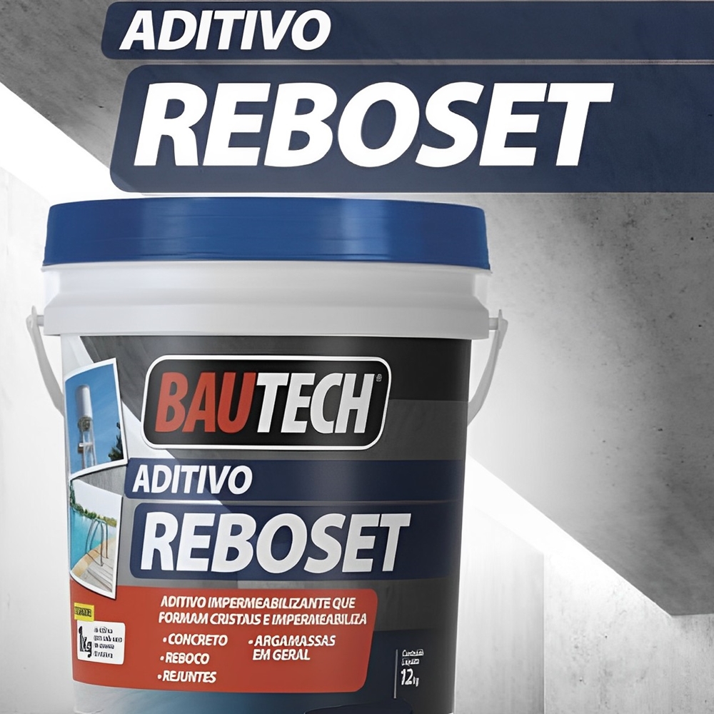 Aditivo Impermeabilizante Argamassa Reboset 8kg 21097 BAUTECH P27216