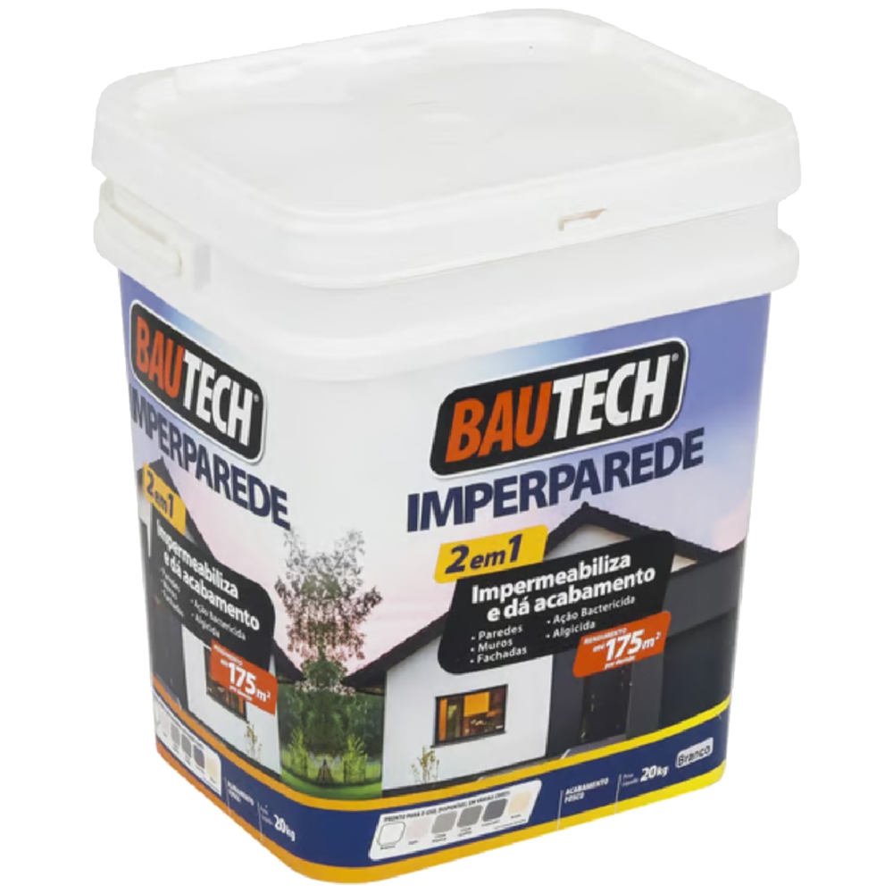 Tinta Acrílica Imperparede Branco Gelo 20kg 21753 BAUTECH P27229