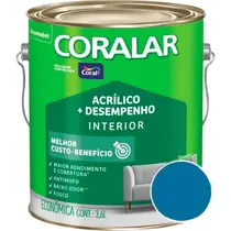 Tinta Acrílica Coralar Econômica Mais Desempenho Lua do Sertão de  3,6 Litros - CORAL