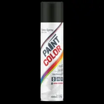 Tinta Spray 400ml Uso Geral Preto Fosco - 5510151 - PAINTCOLOR