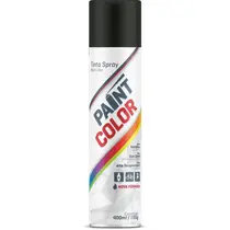 Tinta Spray 400ml Uso Geral Preto Fosco - 5510151 - PAINTCOLOR