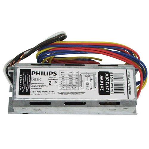 Reator Eletronico 2x20W Bivolt - EB220A1726S26 - PHILIPS Reator Eletronico 2x20W Bivolt - EB220A1726S26 - PHILIPS