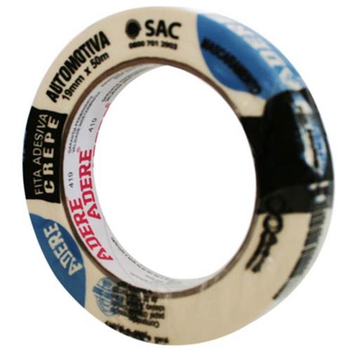Fita Crepe Automotiva 19x50 - 419 - ADERE Fita Crepe Automotiva 19x50 - 419 - ADERE