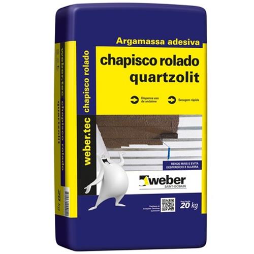 Chapisco Rolado 20kg - QUARTZOLIT Chapisco Rolado 20kg - QUARTZOLIT