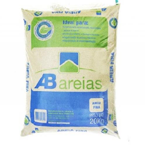 Areia em Saco 20kg - ROSEIRA Areia em Saco 20kg - ROSEIRA
