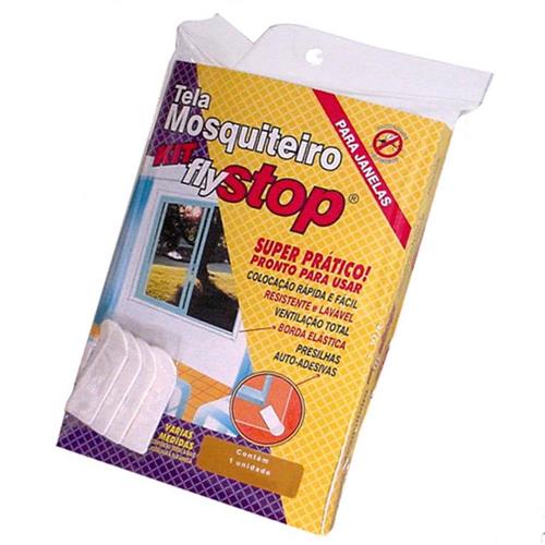 Tela Mosquiteiro Fly Stop 1,20 x 1,50 Metros - 7896068001355 - BRICOLAR Tela Mosquiteiro Fly Stop 1,20 x 1,50 Metros - 7896068001355 - BRICOLAR