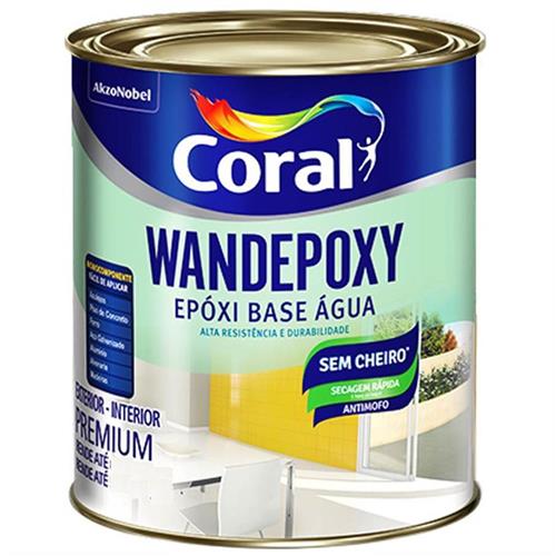 Epóxy a Base de Água 900ml Wandepoxy Branco - 5208096 - CORAL Epóxy a Base de Água 900ml Wandepoxy Branco - 5208096 - CORAL
