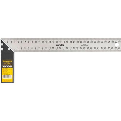 Esquadro Com Cabo de Alumínio Plus 12" - 35.50.012.000 - VONDER Esquadro Com Cabo de Alumínio Plus 12" - 35.50.012.000 - VONDER