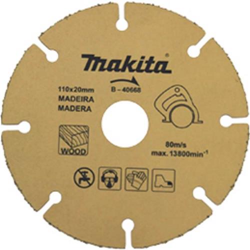 Disco de Tungstênio Para Madeira 105mm - B-40668 - MAKITA Disco de Tungstênio Para Madeira 105mm - B-40668 - MAKITA