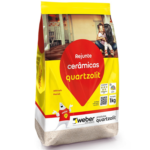 Rejunte Weber Color Flexivel 1Kg Ceramica - 0107000170015FD - QUARTZOLIT Rejunte Weber Color Flexivel 1Kg Ceramica - 0107000170015FD - QUARTZOLIT