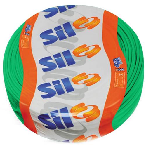 Cabo Flexível 750V 2.50mm Verde Rolo Com 100 Metros - 3018VD - SIL Cabo Flexível 750V 2.50mm Verde Rolo Com 100 Metros - 3018VD - SIL