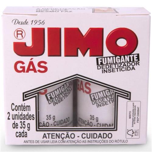 Dedetizador Gás para Insetos 2 Peças 35g - 3002-5 - JIMO Dedetizador Gás para Insetos 2 Peças 35g - 3002-5 - JIMO