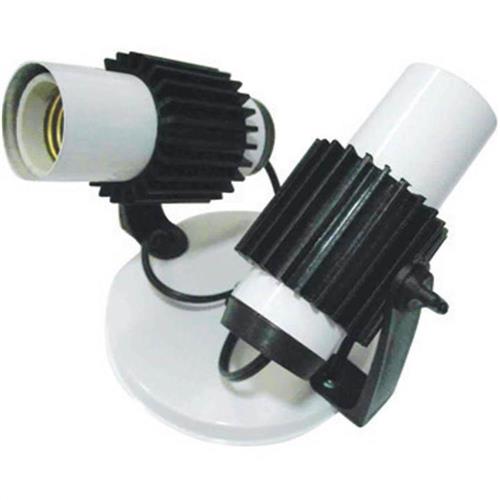 Spot Aletado B/2 Sem Lâmpada Branco - 1.016.0016.0 - DANS Spot Aletado B/2 Sem Lâmpada Branco - 1.016.0016.0 - DANS