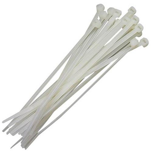 Abraçadeiras de Nylon Branca 2.5x150mm com 100 Unidades - 8627 - BRASFORT Abraçadeiras de Nylon Branca 2.5x150mm com 100 Unidades - 8627 - BRASFORT