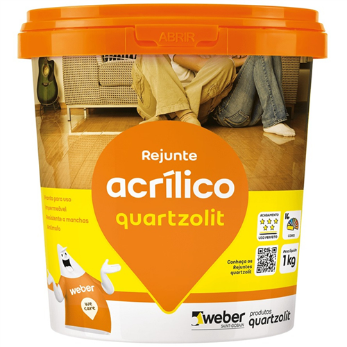 Rejunte Acrílico Pinheiro 1Kg - 0286.00064.0006 - QUARTZOLIT Rejunte Acrílico Pinheiro 1Kg - 0286.00064.0006 - QUARTZOLIT