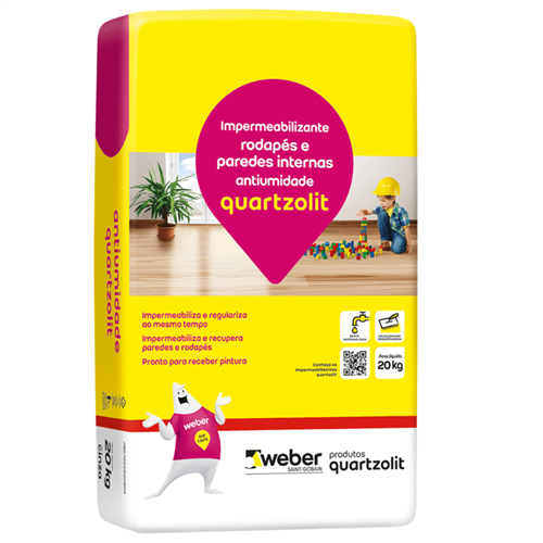 Impermeabilizante Antiumidade 20KG Cinza - 0117.00001.0020PA - QUARTZOLIT Impermeabilizante Antiumidade 20KG Cinza - 0117.00001.0020PA - QUARTZOLIT
