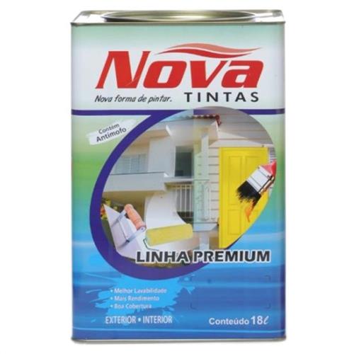 Tinta Látex Acrílico Standard Branco 18 Litros - 115 - NOVA TINTAS Tinta Látex Acrílico Standard Branco 18 Litros - 115 - NOVA TINTAS