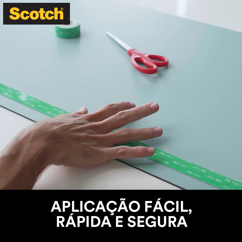 Fita Dupla Face Scotch Fixa Forte Fixação Extrema 24mm X 2 Metros Hb004492250 3m P6151020 8978