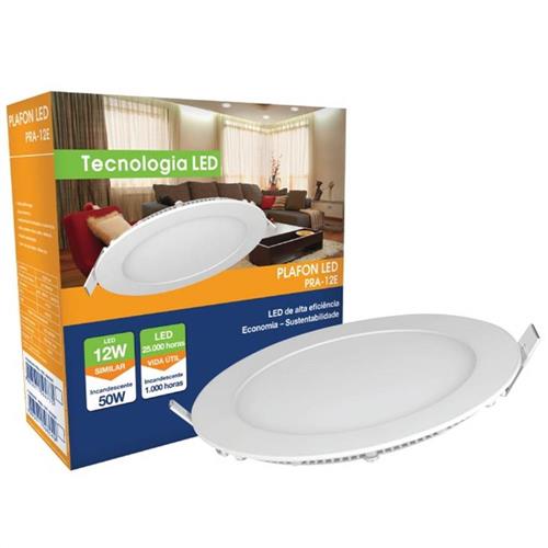 Plafon LED Redondo de Embutir PRA-18E 18W - F420042 - ECP Plafon LED Redondo de Embutir PRA-18E 18W - F420042 - ECP