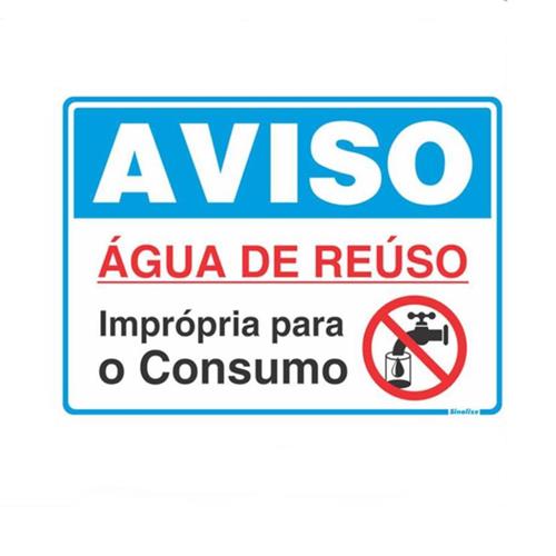 Placa de Sinalização Aviso Não Jogue Água Dentro da Churrasqueira