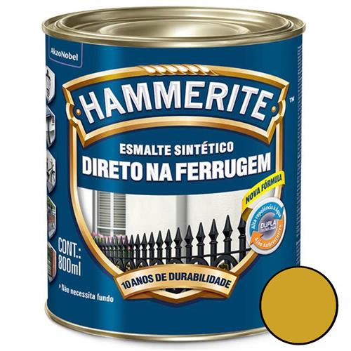 Esmalte Sintético Hammerite 0.800ML Brilho Ouro - CORAL Esmalte Sintético Hammerite 0.800ML Brilho Ouro - CORAL