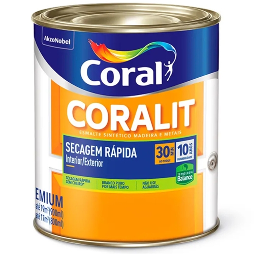Tinta Esmalte A Base D água Coral Preço Tinta Esmalte Sintetico Coralit Zero Base Agua Branco Permanente