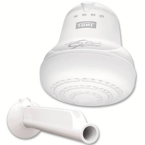 Ducha 4 Temperaturas 220V 6000/6800 com Cano - 1809 - FAME Ducha 4 Temperaturas 220V 6000/6800 com Cano - 1809 - FAME