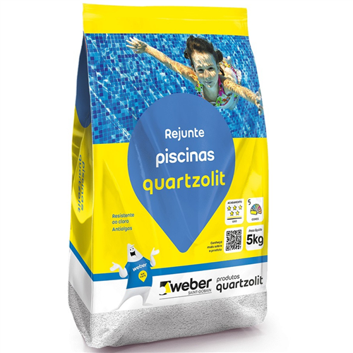 Rejunte Weber Color Piscina Branco 5kg Quartzolit Quartzolit