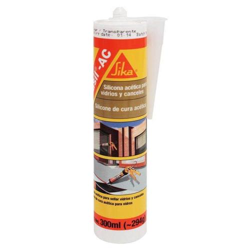 Silicone Sikasil AC Uso Geral 300ml - 71418 - SIKA Silicone Sikasil AC Uso Geral 300ml - 71418 - SIKA