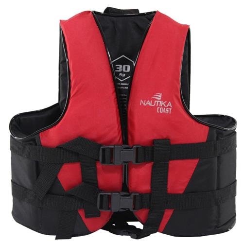 Colete Coast 50Kg Vernelho e Preto - 463200 - NAUTIKA Colete Coast 50Kg Vernelho e Preto - 463200 - NAUTIKA