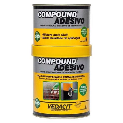 Adesivo Compound 1 KG - 113040 - VEDACIT Adesivo Compound 1 KG - 113040 - VEDACIT