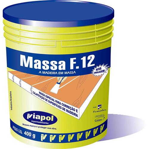Massa Acrilica F-12 400g Jatobá - 2319 - FUSECOLOR Massa Acrilica F-12 400g Jatobá - 2319 - FUSECOLOR