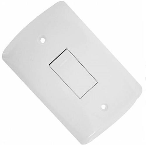 Conjunto Interruptor Simples 10A 250V Vertical Lux2 - 57145001 - TRAMONTINA Conjunto Interruptor Simples 10A 250V Vertical Lux2 - 57145001 - TRAMONTINA