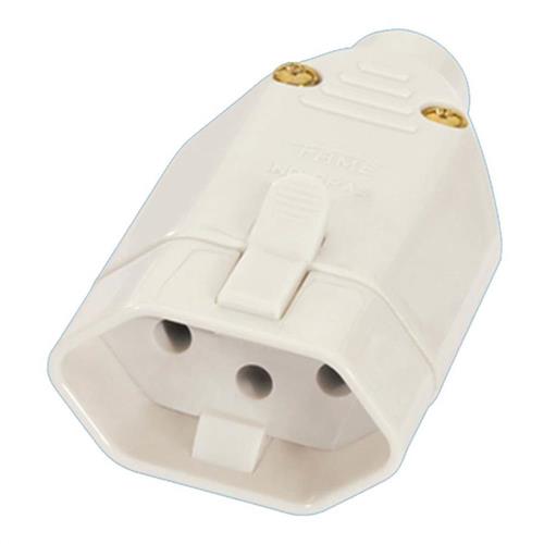 Tomada 2P+T Junção Fêmea 20A 250V Cinza Sobrepor - 1728 - FAME Tomada 2P+T Junção Fêmea 20A 250V Cinza Sobrepor - 1728 - FAME