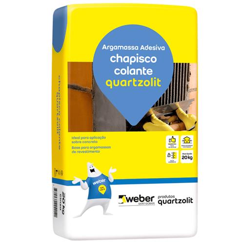 Chapisco Colante 20KG - QUARTZOLIT Chapisco Colante 20KG - QUARTZOLIT