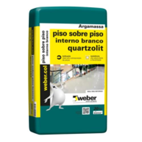 Argamassa Cimentcola Piso Sobre Piso Interno 20kg Branca Weber - 0046000000020PL - QUARTZOLIT Argamassa Cimentcola Piso Sobre Piso Interno 20kg Branca Weber - 0046000000020PL - QUARTZOLIT