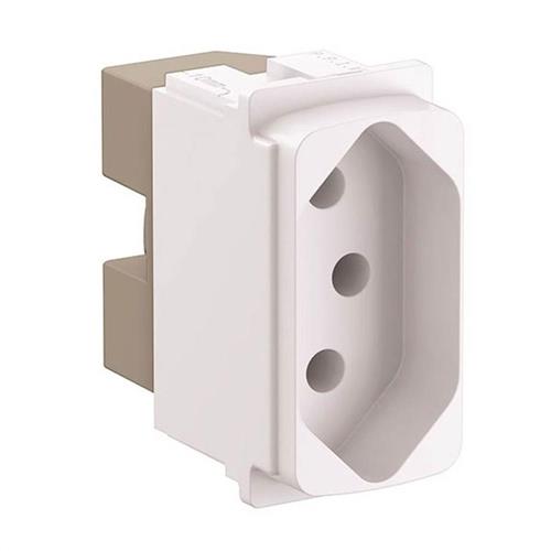 Tomada 2p+T 10A 250V 1 Módulo Z - 680160 - PIAL Tomada 2p+T 10A 250V 1 Módulo Z - 680160 - PIAL