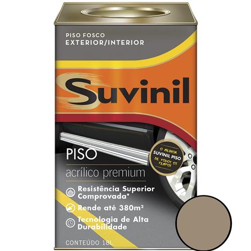 Tinta Acrílico Premium para Cimentos e Pisos 18 Litros Concreto - 53419109 - SUVINIL Tinta Acrílico Premium para Cimentos e Pisos 18 Litros Concreto - 53419109 - SUVINIL