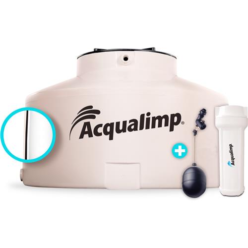 Caixa D'Água Acqualimp 1750 Litros Água Limpa + 3 Flanges + Boia + Filtro - 500181 - AQUALIMP Caixa D'Água Acqualimp 1750 Litros Água Limpa + 3 Flanges + Boia + Filtro - 500181 - AQUALIMP