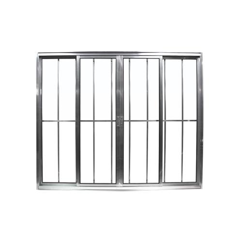 Vitrô Correr com Grade 4 Folhas Brilhante 100 x 120 - FACCE Vitrô Correr com Grade 4 Folhas Brilhante 100 x 120 - FACCE