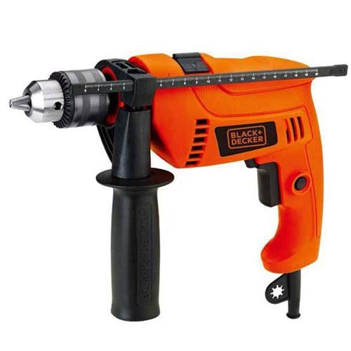 Furadeira Impacto 1/2 110V Velocidade Variável e Reversível com Maleta + 9 Brocas - HD555K9BR - BLACK&DECKER Furadeira Impacto 1/2 110V Velocidade Variável e Reversível com Maleta + 9 Brocas - HD555K9BR - BLACK&DECKER