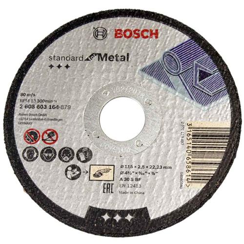 Disco Corte para Metal 115MM Grão 30 - 2608.603.164-000 - BOSCH Disco Corte para Metal 115MM Grão 30 - 2608.603.164-000 - BOSCH
