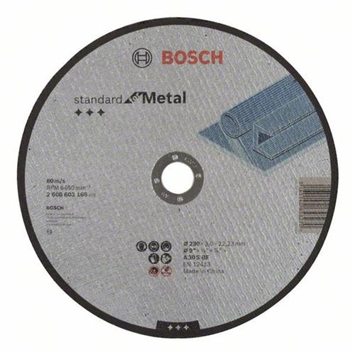 Disco Corte para Metal 230MM Grão 30 - 2608.603.168-000 - BOSCH Disco Corte para Metal 230MM Grão 30 - 2608.603.168-000 - BOSCH