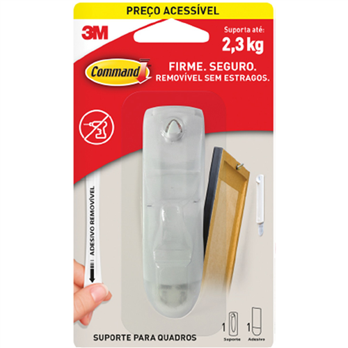 Suporte para Quadros Command Basico - HB004501746 - 3M Suporte para Quadros Command Basico - HB004501746 - 3M