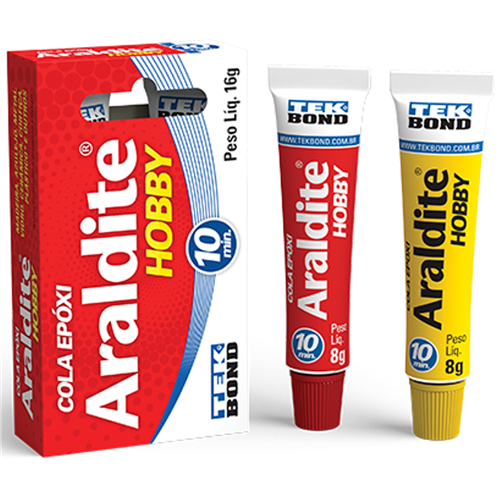 Adesivo Araldite Hobby 16 Gramas - 10828500700 - TEKBOND Adesivo Araldite Hobby 16 Gramas - 10828500700 - TEKBOND