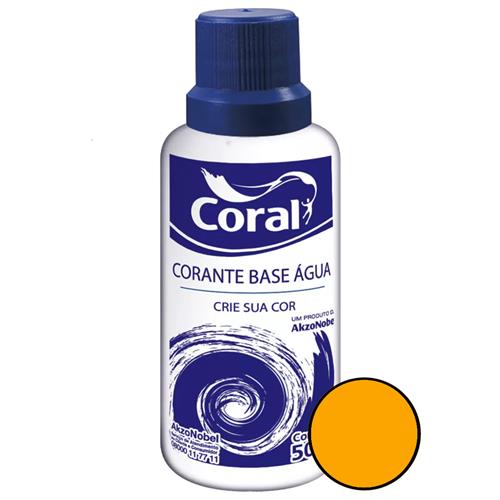 Corante Base Água Amarelo 50ML - CORAL Corante Base Água Amarelo 50ML - CORAL