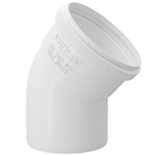 Joelho 45 Esgoto Serie Normal 75mm - 11120751 - FORTLEV Joelho 45 Esgoto Serie Normal 75mm - 11120751 - FORTLEV