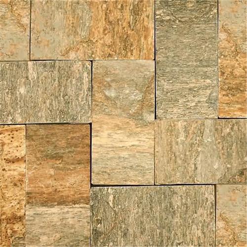 Pedra Miracema Amarela Amarrado com 1/2m² 19 Peças - 11,5X23 - SANTA HELENA Pedra Miracema Amarela Amarrado com 1/2m² 19 Peças - 11,5X23 - SANTA HELENA