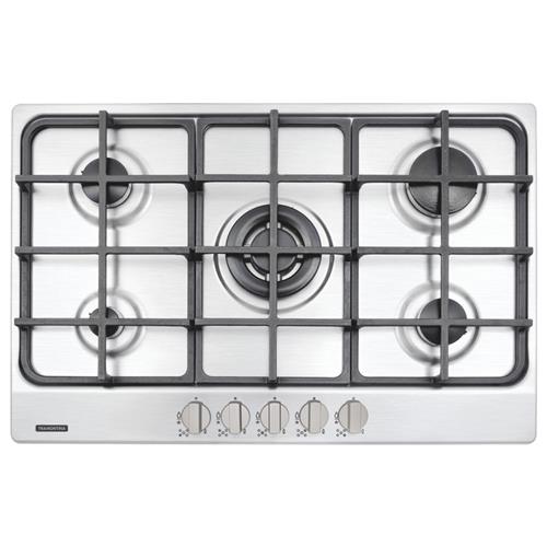 Cooktop em Aço Inox a Gás New Penta 5GX TRI 75 SS - 94716/114 - TRAMONTINA Cooktop em Aço Inox a Gás New Penta 5GX TRI 75 SS - 94716/114 - TRAMONTINA