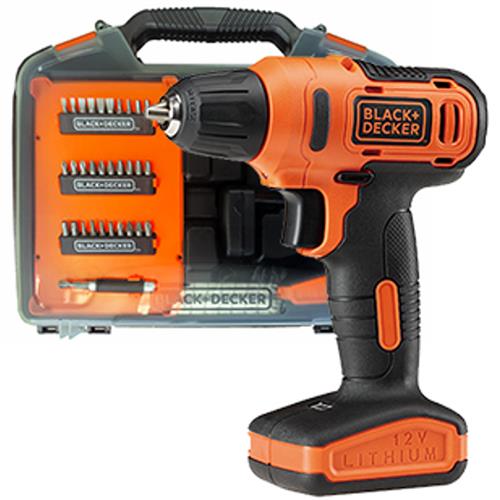 Parafusadeira Furadeira 12V Bivolt com 31 Acessórios + Maleta - LD12SC - BLACK&DECKER Parafusadeira Furadeira 12V Bivolt com 31 Acessórios + Maleta - LD12SC - BLACK&DECKER